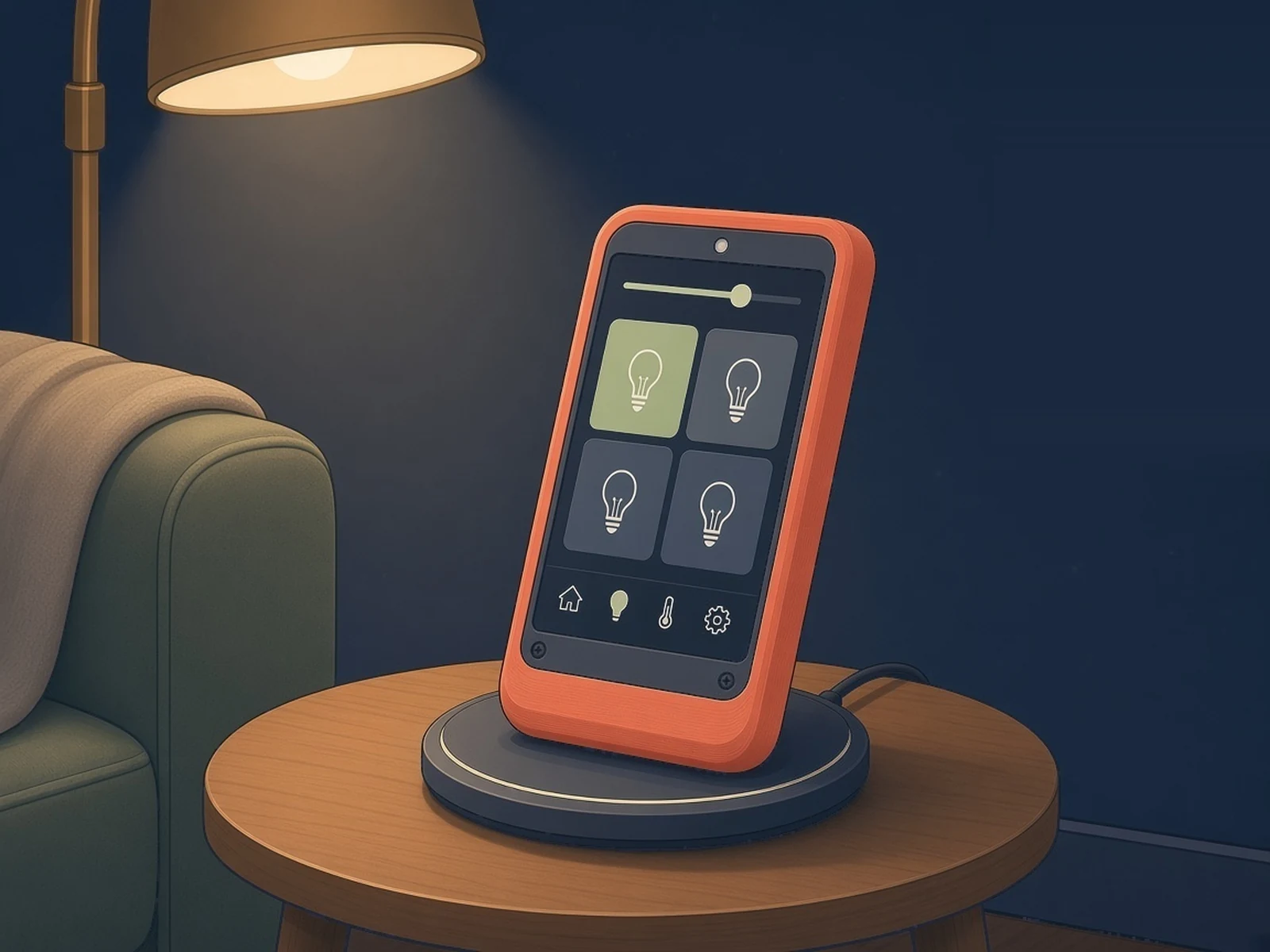 ESPHome battery touch remote for Home Assistant