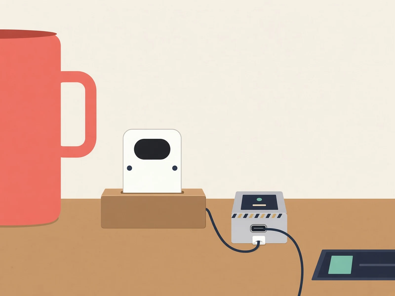 Gesture Media: wave at an ESP32-S3 to play, pause and skip tracks
