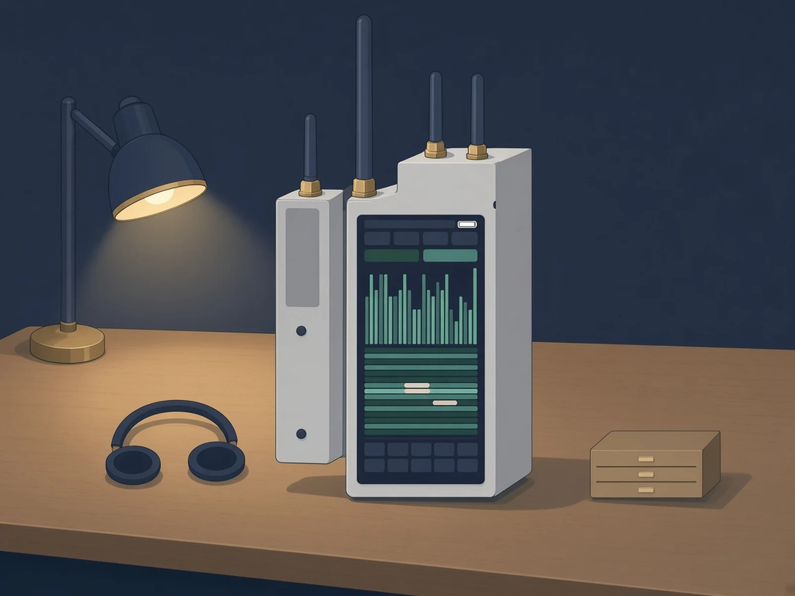 LakeShark: a LoRa chip turned handheld radio scanner on the LilyGO T-Display P4