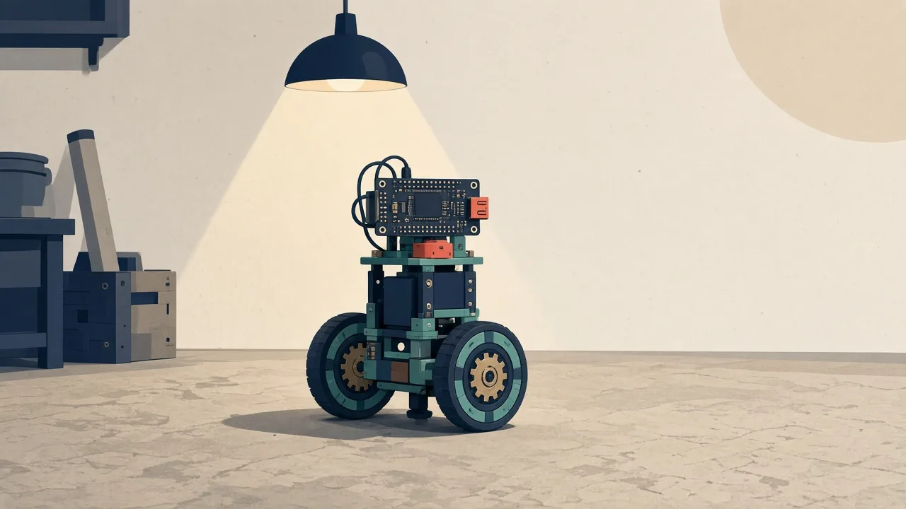 SimpleFOC Arduino balancer: BLDC two-wheel balancing robot
