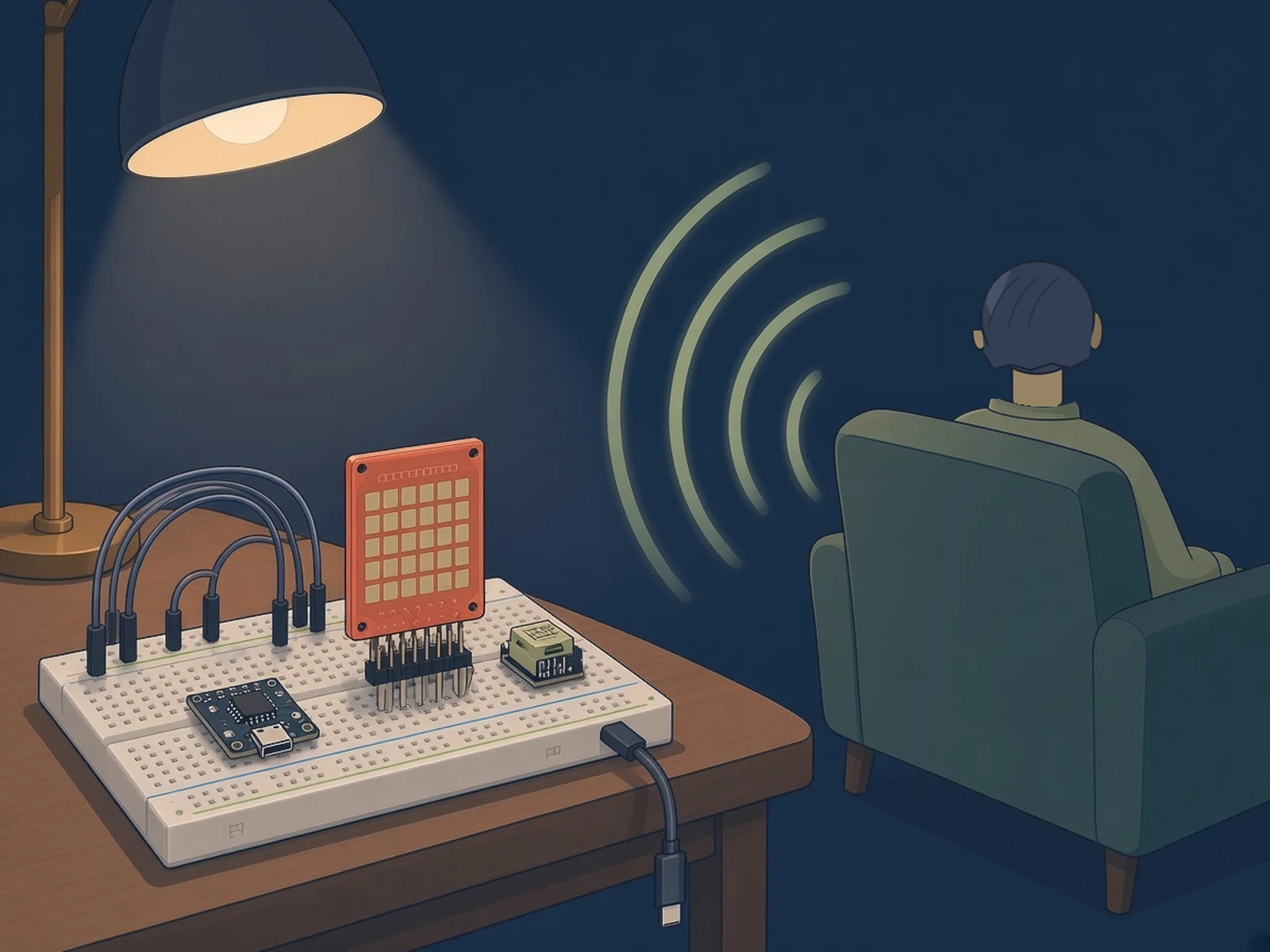 whisli sense: ESP32 mmWave presence sensor with climate and light