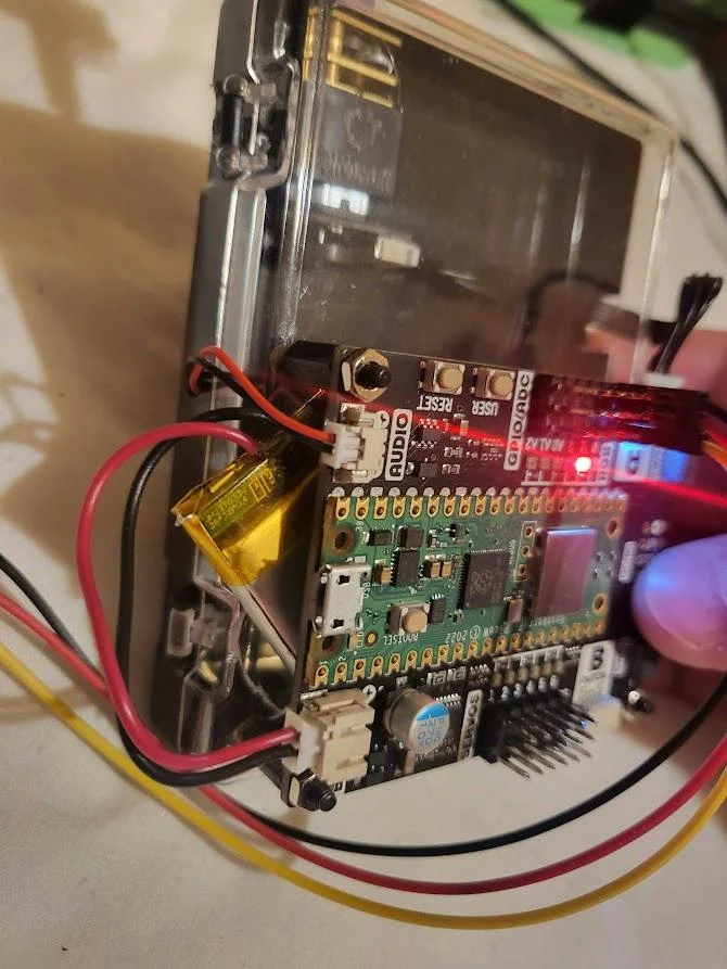 Bag O' Bones: a PIR jump-scare Halloween skull on a Pimoroni Inventor 2040 W photo 4