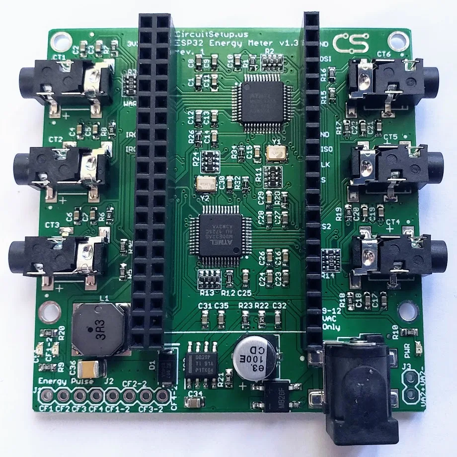 CircuitSetup 6-channel ESP32 home energy meter