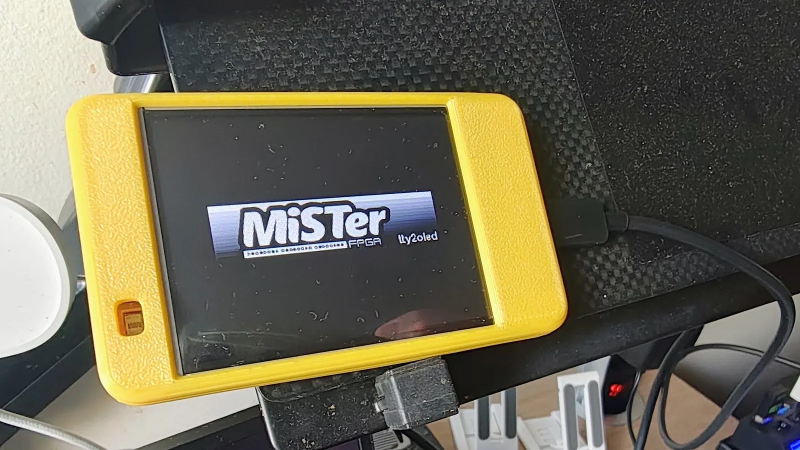 MiSTer marquee on an ESP32 round display or Cheap Yellow Display photo 3