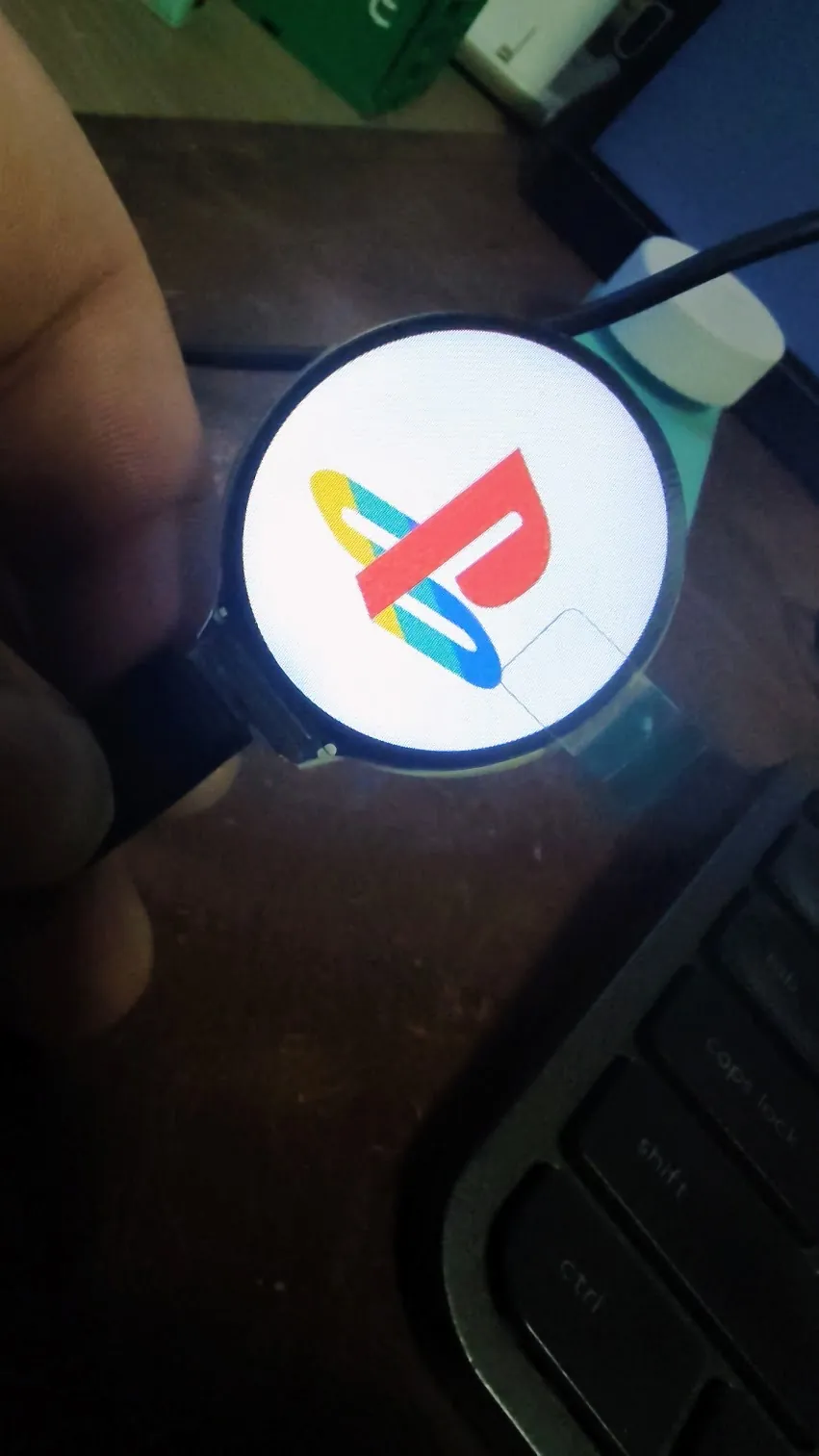 MiSTer marquee on an ESP32 round display or Cheap Yellow Display photo 4