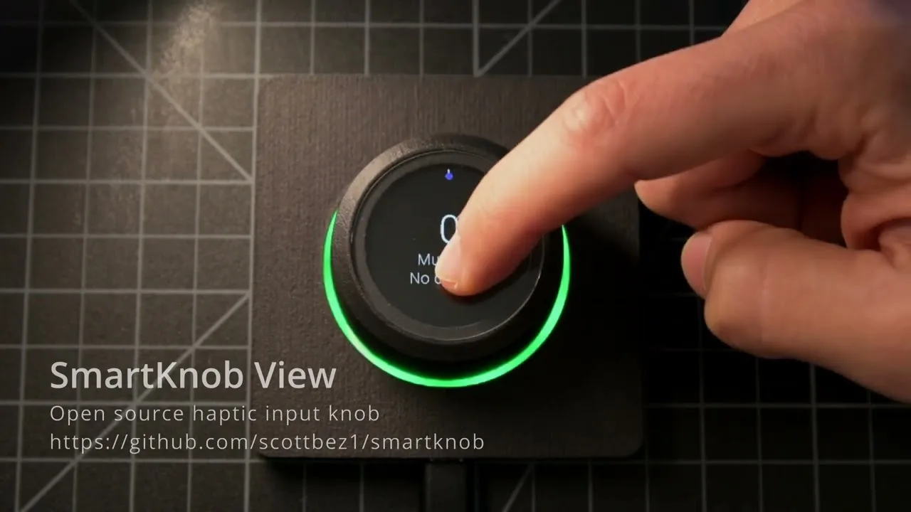 SmartKnob: haptic knob with virtual detents (ESP32-S3) photo 3