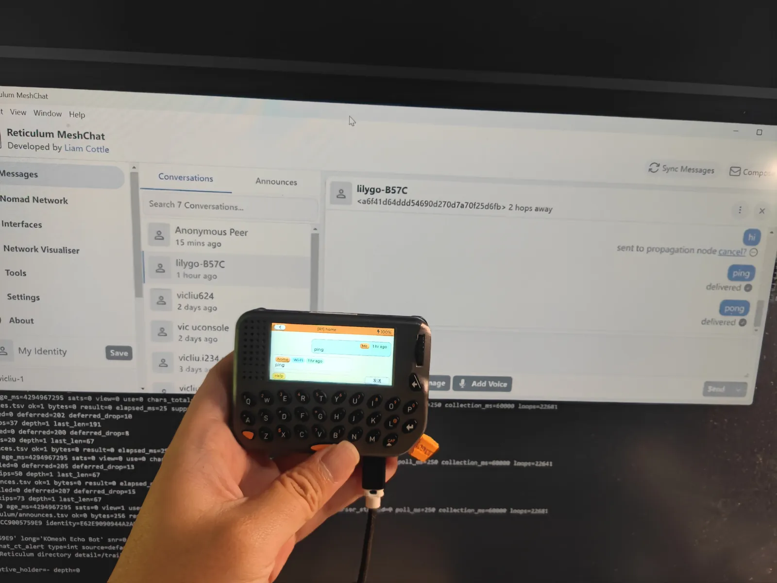 Trail Mate: offline Meshtastic and MeshCore handheld for the LilyGO T-Deck and T-Lora Pager photo 7