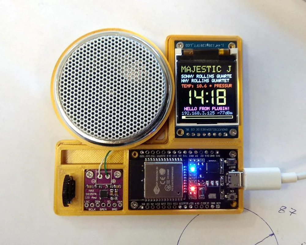 yoRadio: ESP32 internet radio with dozens of display options photo 5