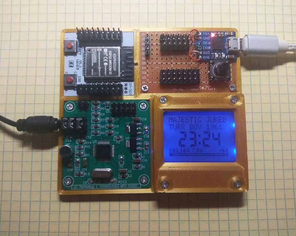 yoRadio: ESP32 internet radio with dozens of display options photo 6